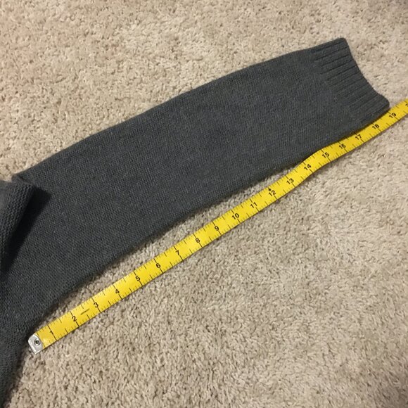 ALFRED SUNG Natural Blend Grey Cable Knit Sweater - Picture 16 of 16